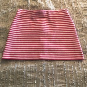 Pink and white Lily Pulitzer mini skirt